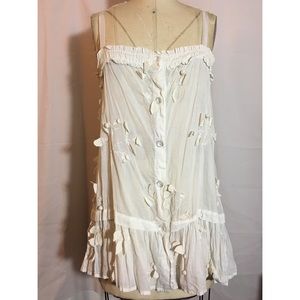 Anthropologie Embellished Tank Top